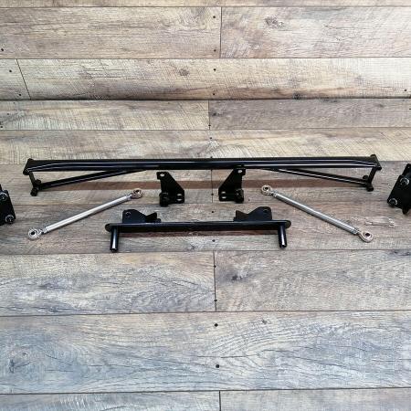 BMW E30 Rear Strut Tower Brace to Floor Support Assembly